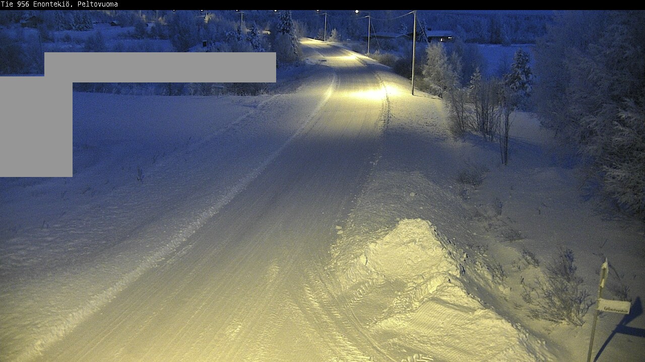 Weather Camera Image Road 956 Enontekiö, Peltovuoma, Enontekiö, Lappi