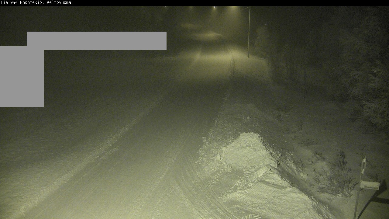Weather Camera Image Road 956 Enontekiö, Peltovuoma, Enontekiö, Lappi