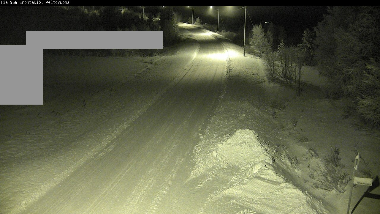 Weather Camera Image Road 956 Enontekiö, Peltovuoma, Enontekiö, Lappi