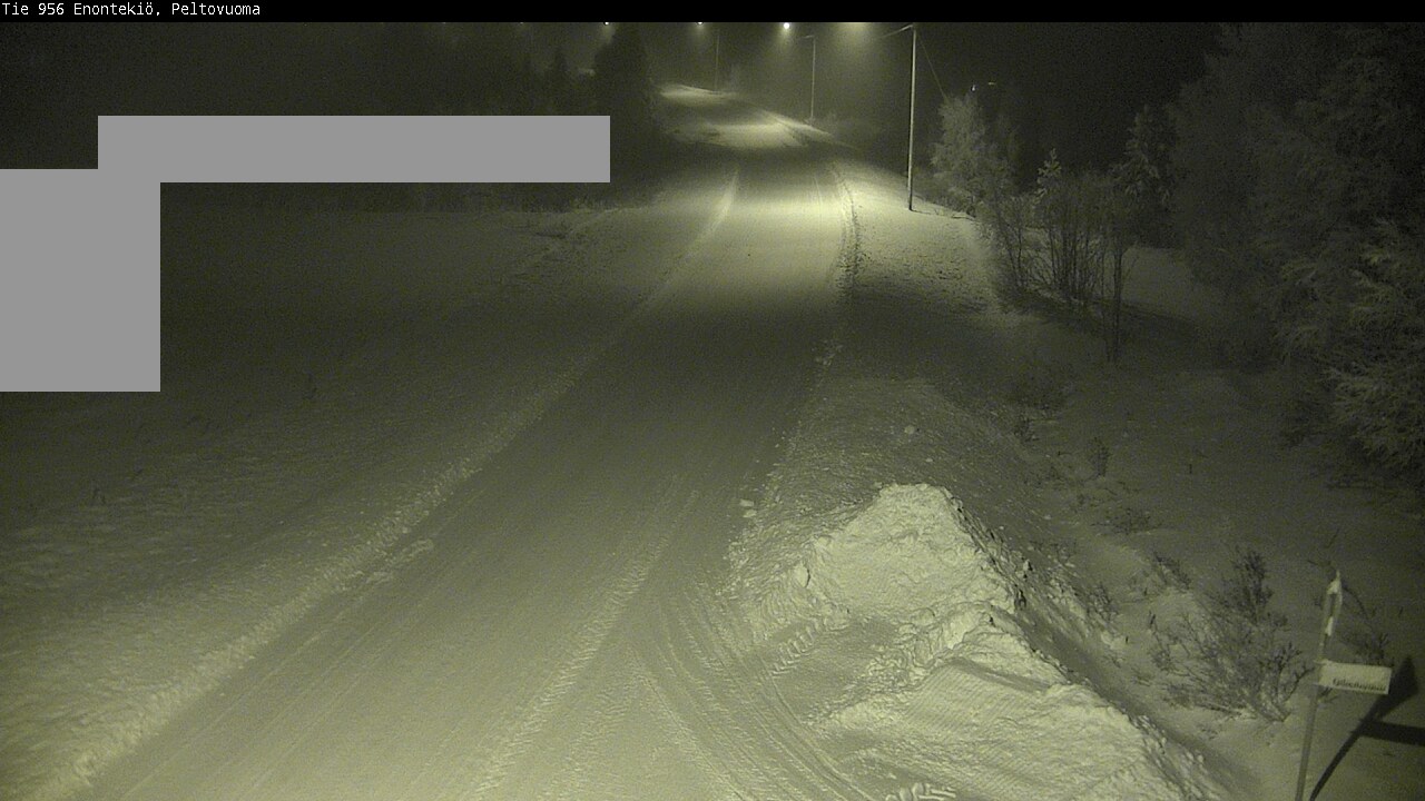 Weather Camera Image Road 956 Enontekiö, Peltovuoma, Enontekiö, Lappi