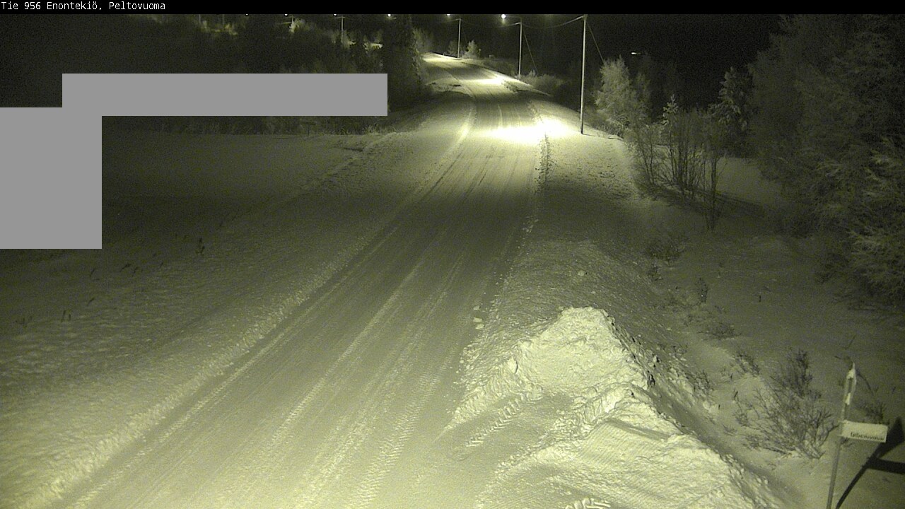 Weather Camera Image Road 956 Enontekiö, Peltovuoma, Enontekiö, Lappi