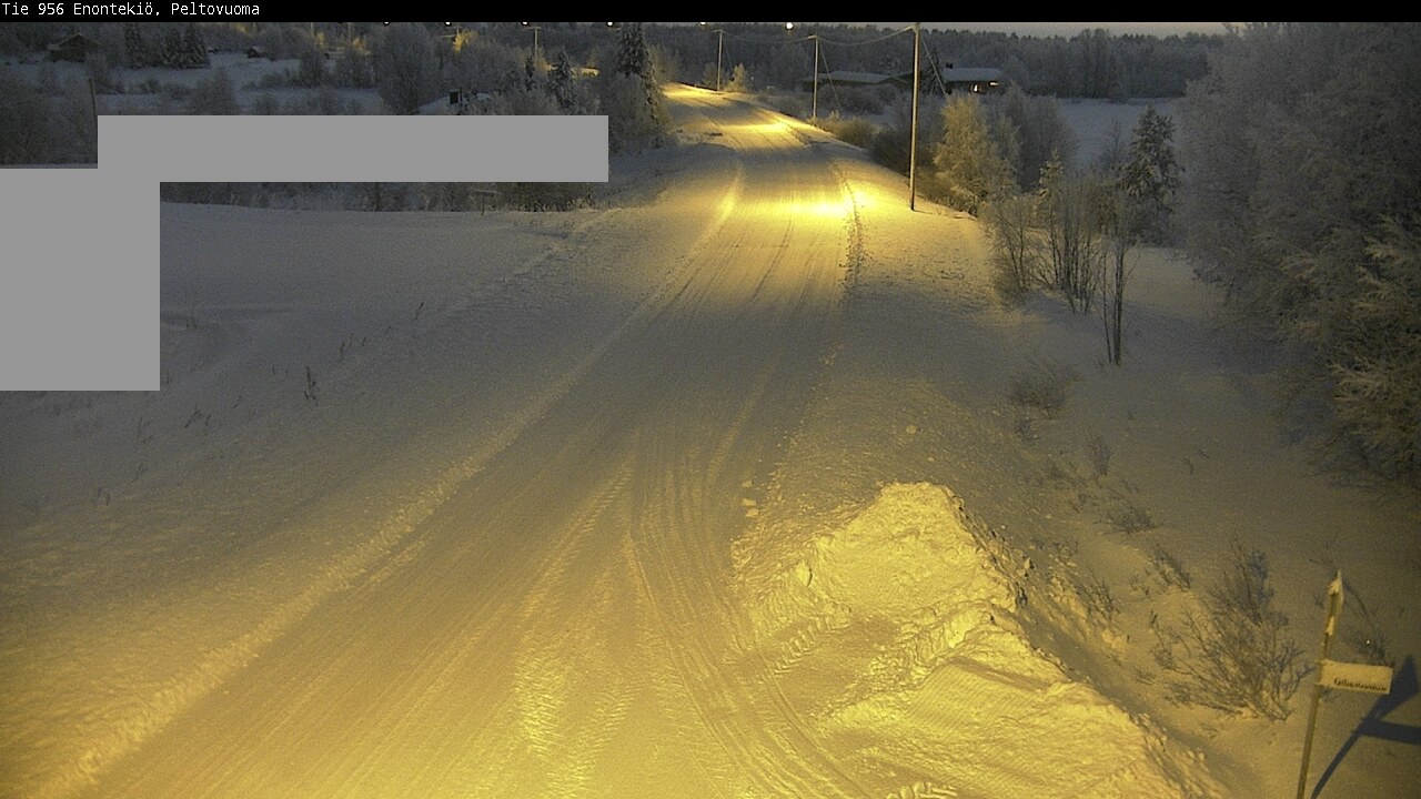 Weather Camera Image Road 956 Enontekiö, Peltovuoma, Enontekiö, Lappi