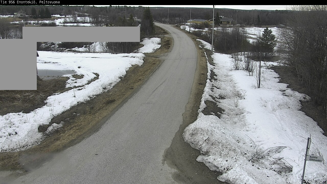 Weather Camera Image Väg 21 Enontekis, Peltovuoma, Enontekiö, Lappi
