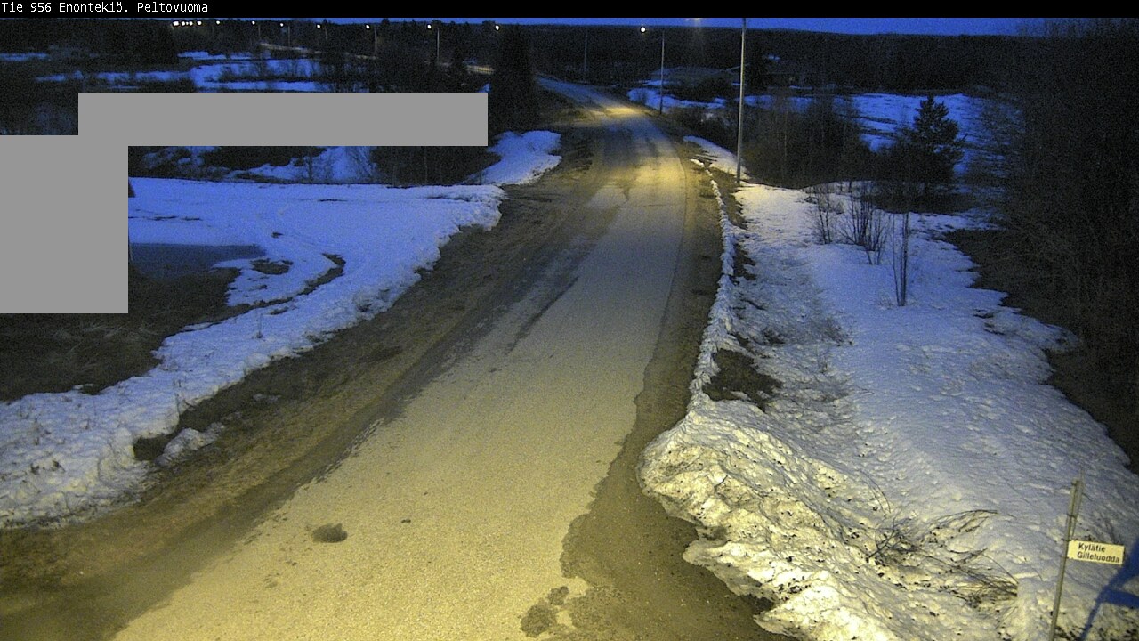 Weather Camera Image Väg 21 Enontekis, Peltovuoma, Enontekiö, Lappi