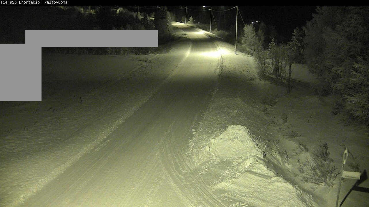 Weather Camera Image Road 956 Enontekiö, Peltovuoma, Enontekiö, Lappi
