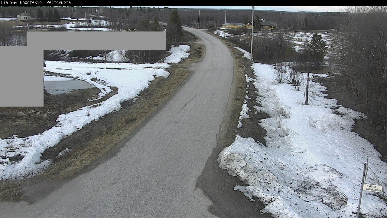 Weather Camera Image Road 956 Enontekiö, Peltovuoma, Enontekiö, Lappi
