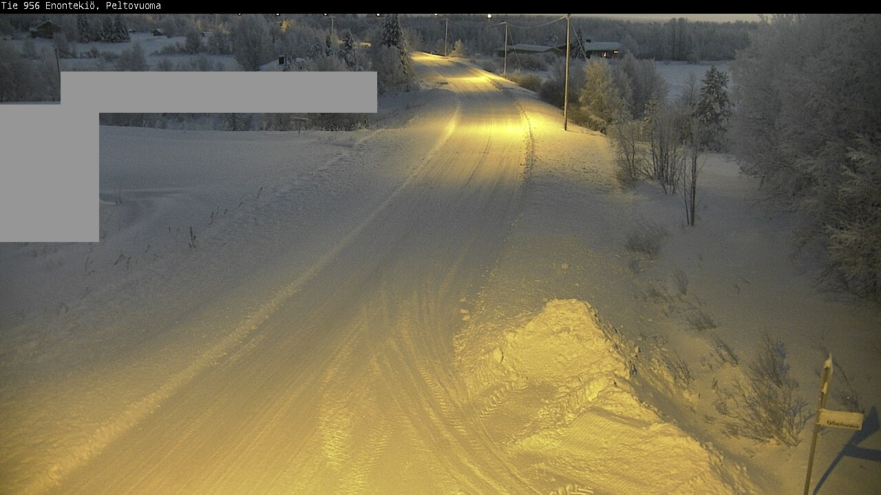 Weather Camera Image Road 956 Enontekiö, Peltovuoma, Enontekiö, Lappi