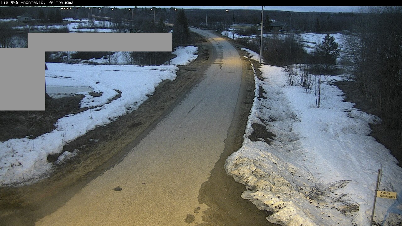 Weather Camera Image Väg 21 Enontekis, Peltovuoma, Enontekiö, Lappi
