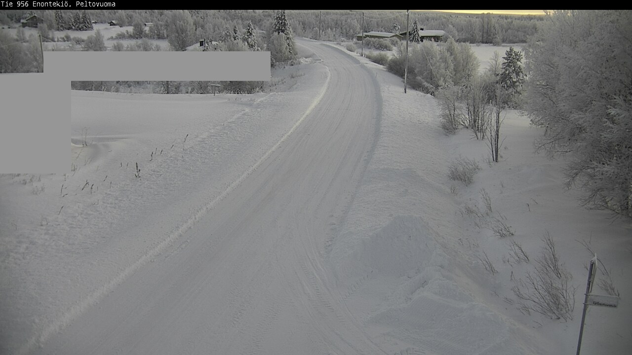 Weather Camera Image Road 956 Enontekiö, Peltovuoma, Enontekiö, Lappi