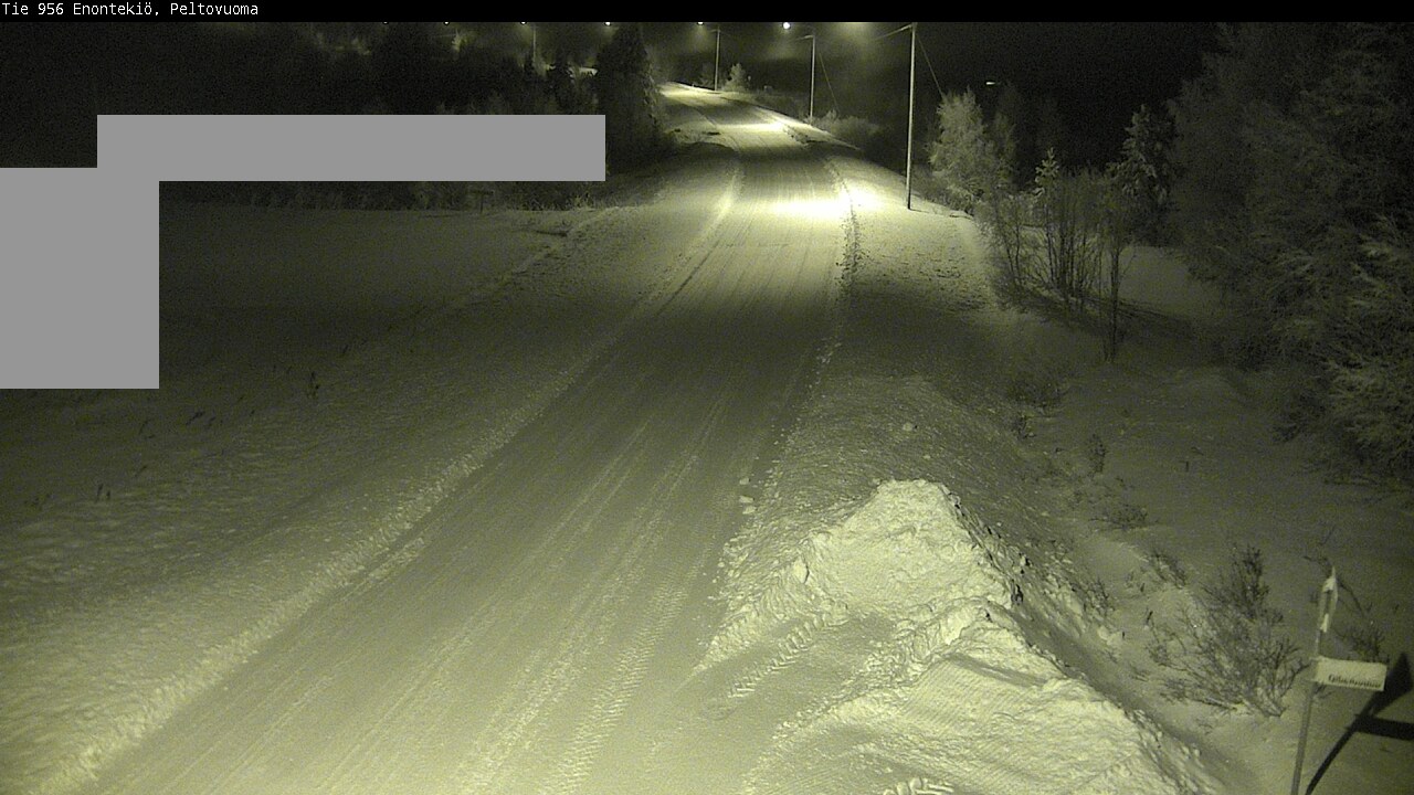 Weather Camera Image Road 956 Enontekiö, Peltovuoma, Enontekiö, Lappi