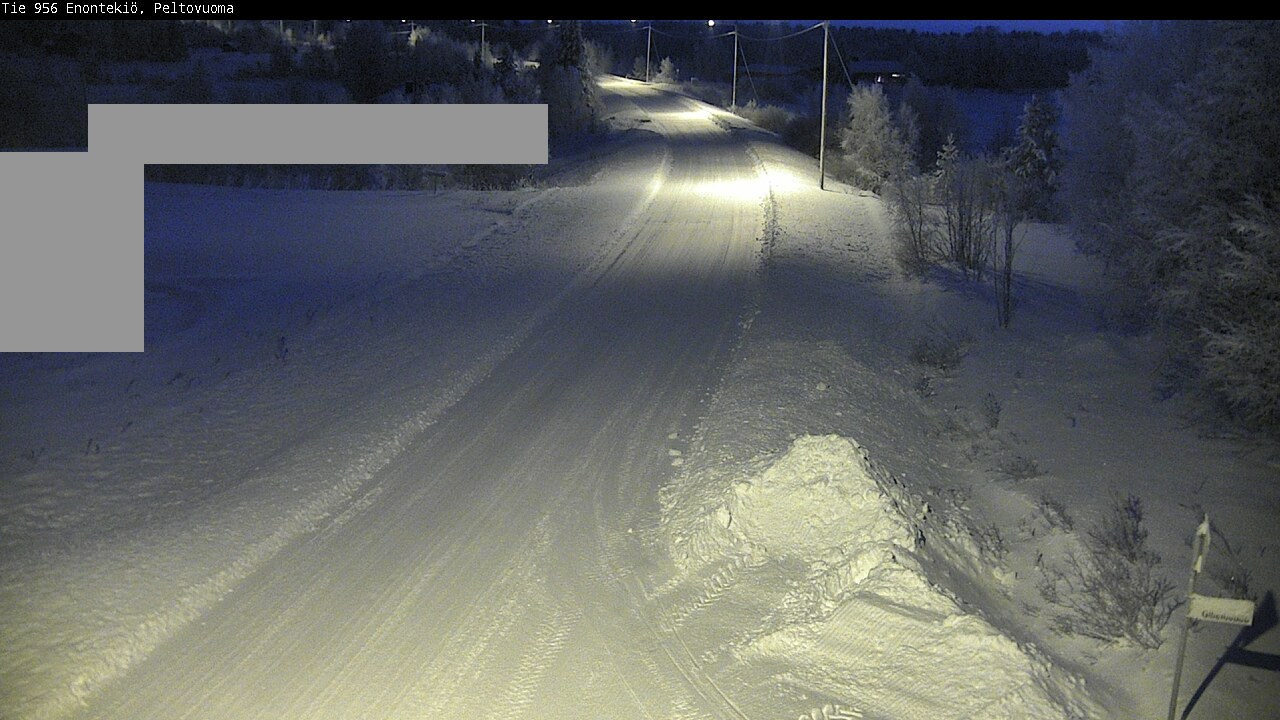 Weather Camera Image Road 956 Enontekiö, Peltovuoma, Enontekiö, Lappi
