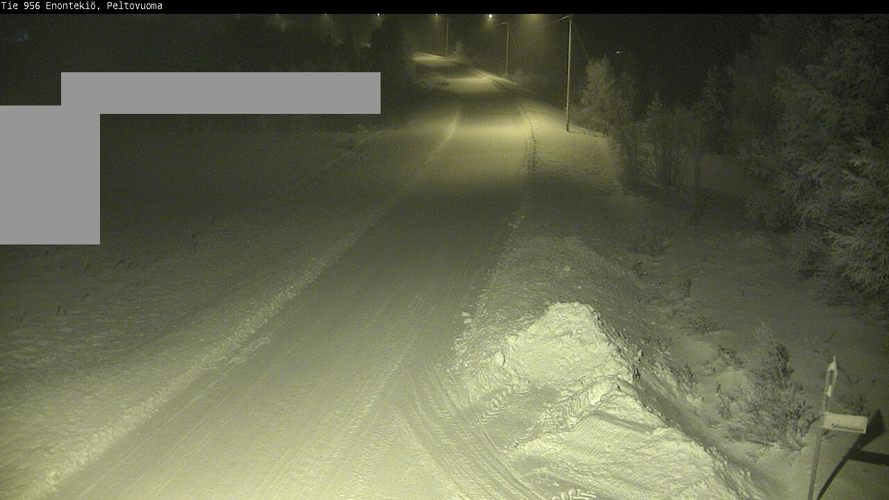 Weather Camera Image Road 956 Enontekiö, Peltovuoma, Enontekiö, Lappi