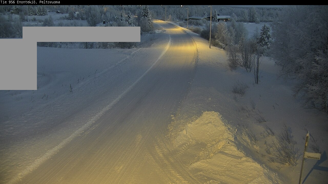 Weather Camera Image Road 956 Enontekiö, Peltovuoma, Enontekiö, Lappi