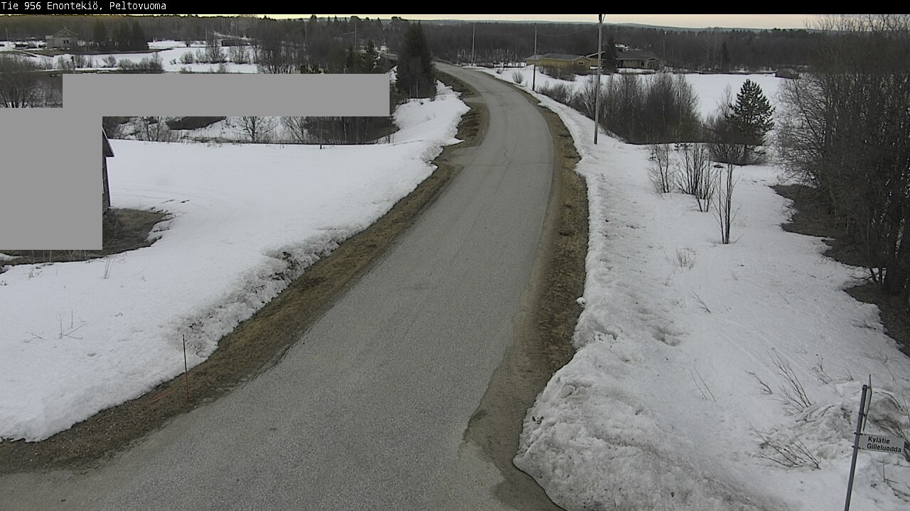 Weather Camera Image Road 956 Enontekiö, Peltovuoma, Enontekiö, Lappi