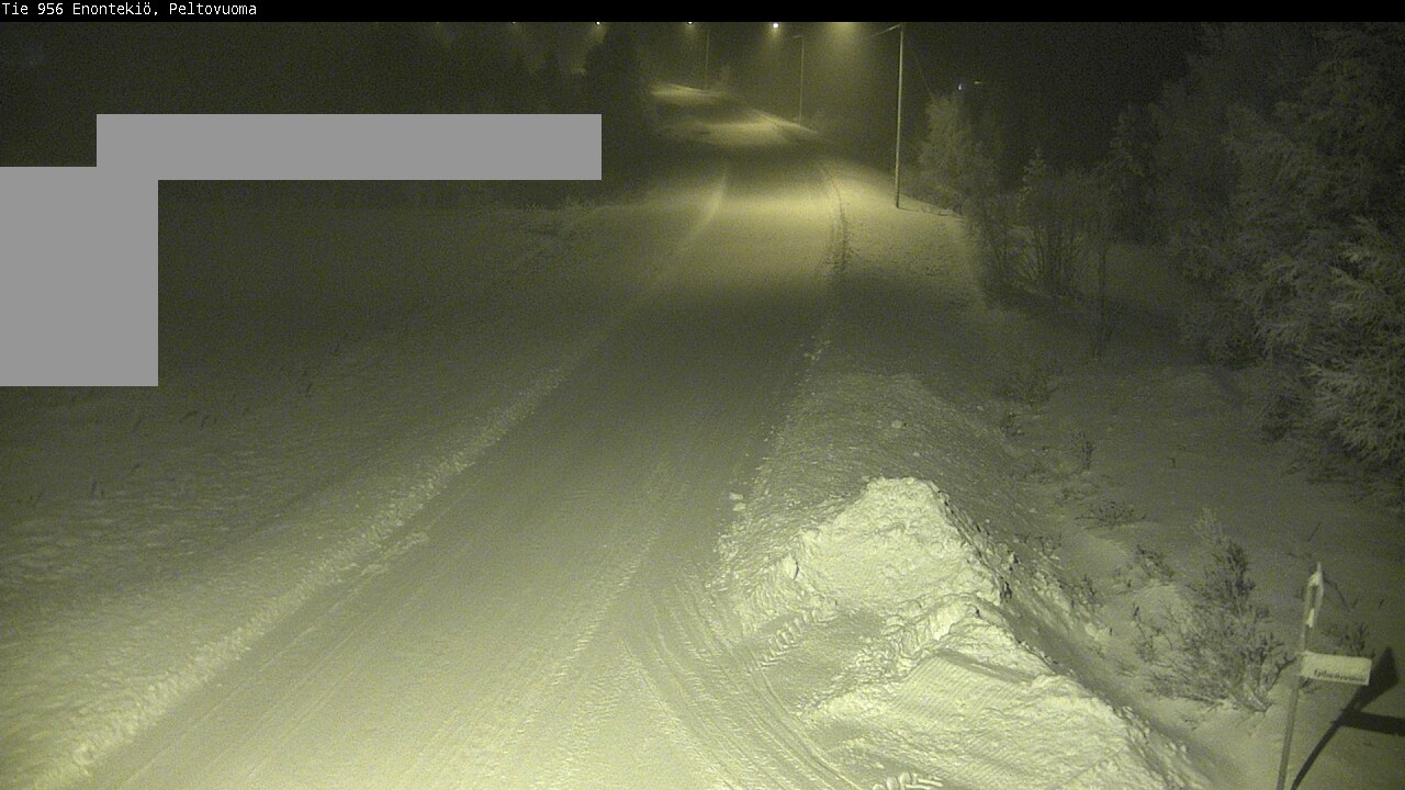 Weather Camera Image Road 956 Enontekiö, Peltovuoma, Enontekiö, Lappi
