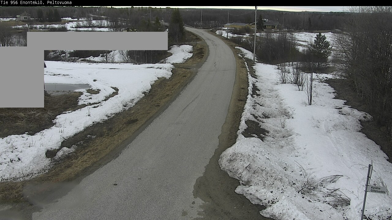 Weather Camera Image Väg 21 Enontekis, Peltovuoma, Enontekiö, Lappi