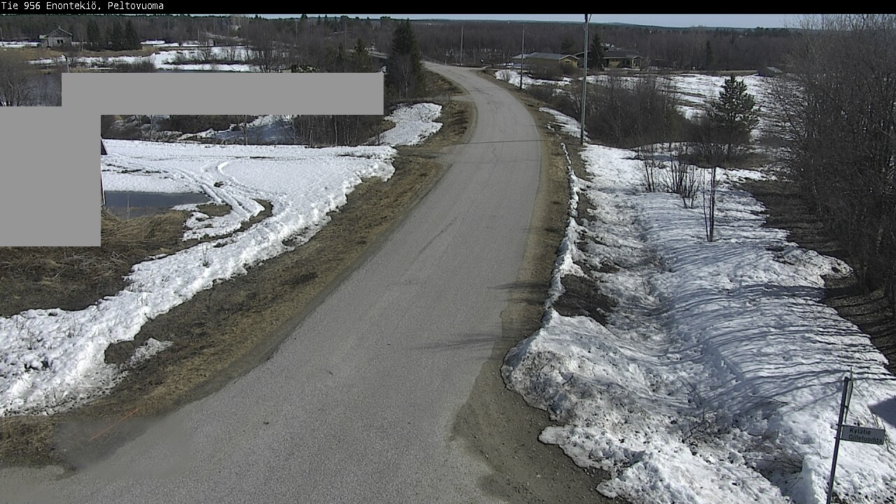 Weather Camera Image Väg 21 Enontekis, Peltovuoma, Enontekiö, Lappi