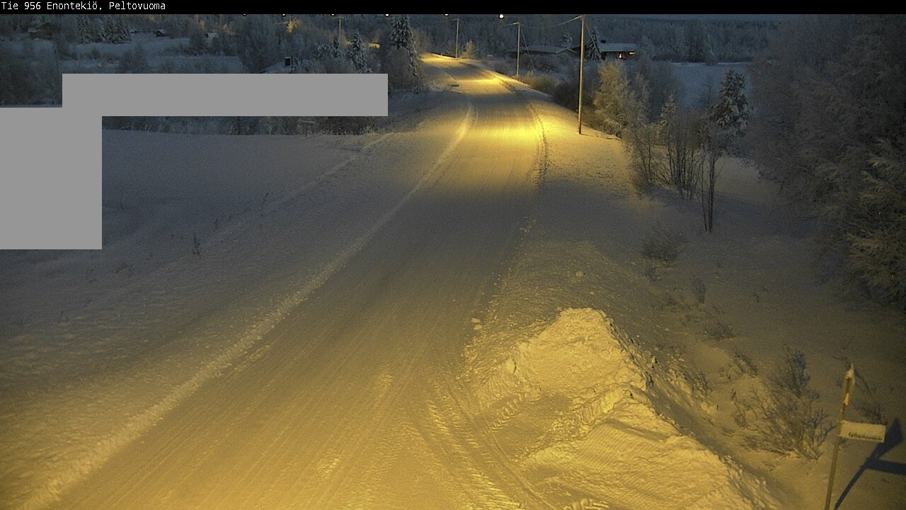 Weather Camera Image Road 956 Enontekiö, Peltovuoma, Enontekiö, Lappi
