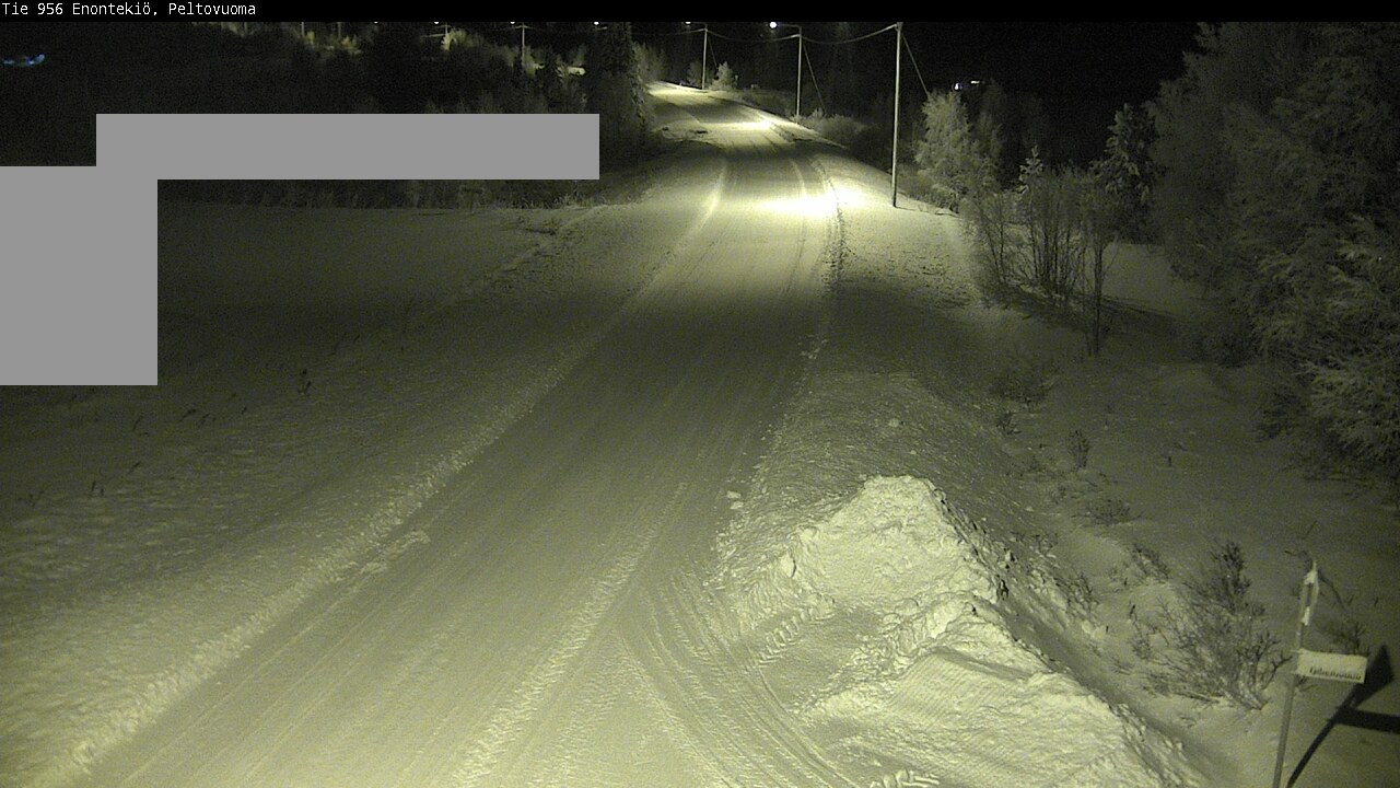 Weather Camera Image Road 956 Enontekiö, Peltovuoma, Enontekiö, Lappi