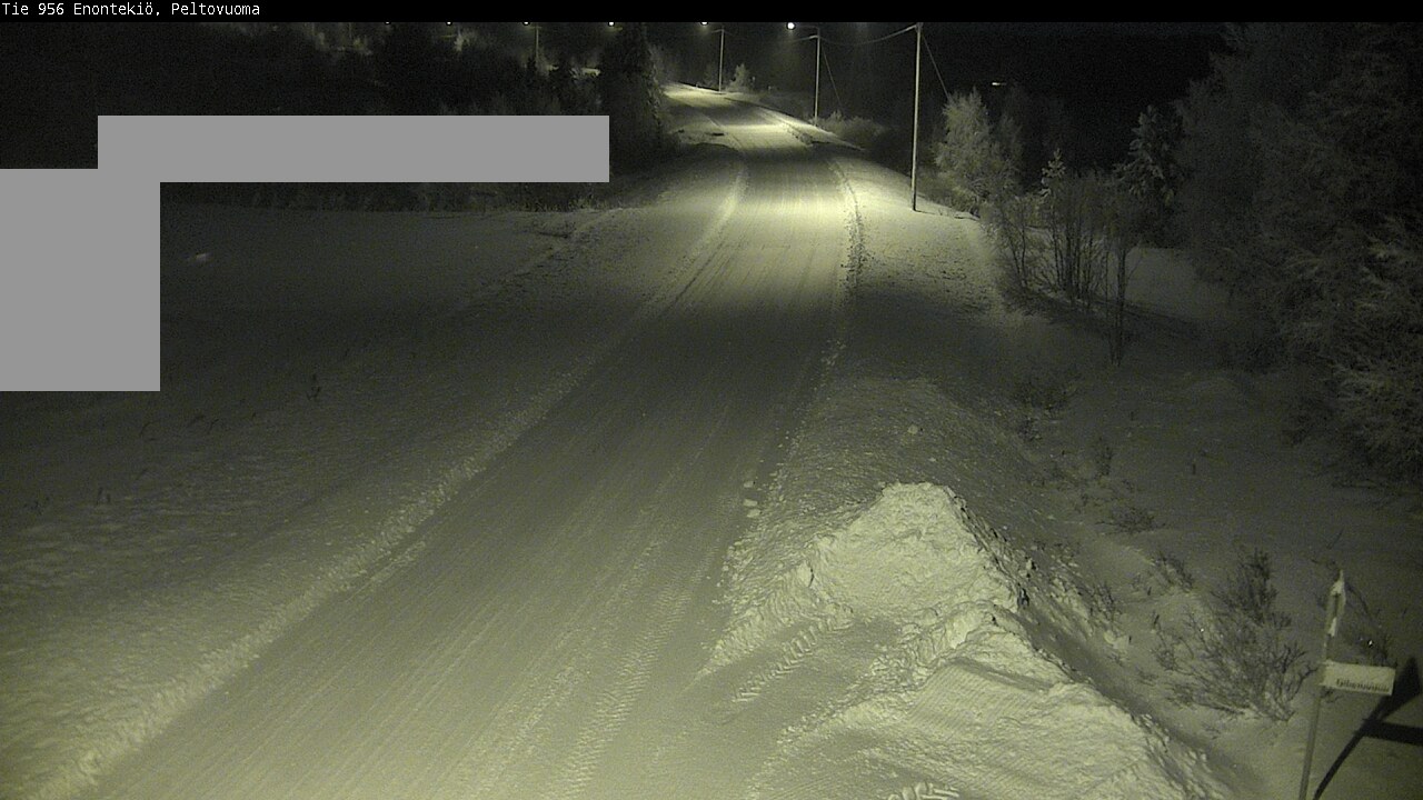 Weather Camera Image Road 956 Enontekiö, Peltovuoma, Enontekiö, Lappi