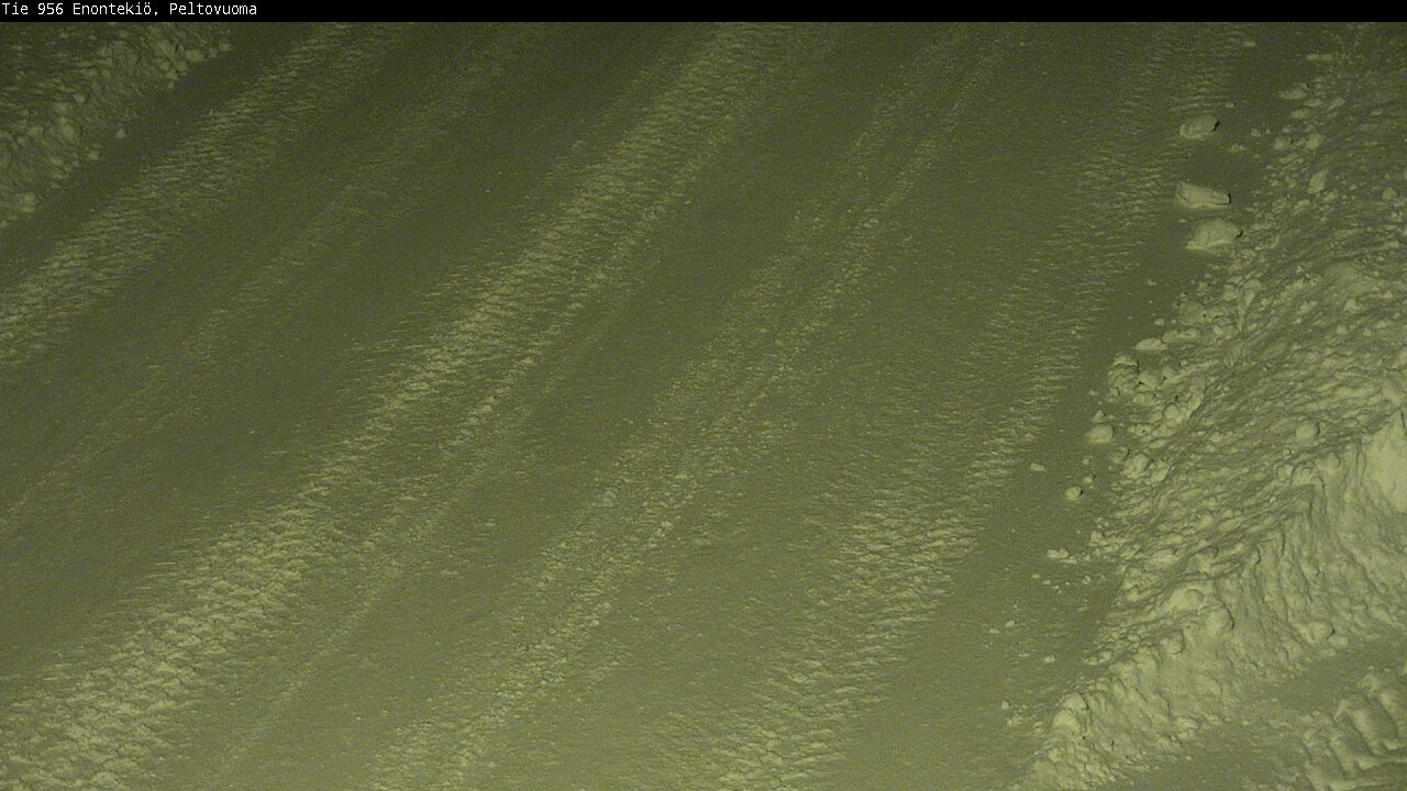 Weather Camera Image Väg 21 Enontekis, Peltovuoma, Enontekiö, Lappi