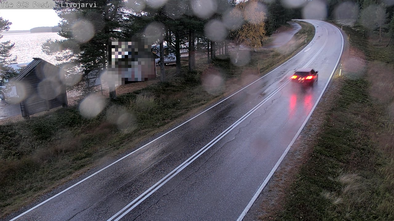 Kelikamerat Kuva Tie 863 Livojärvi, Posio, Lappi