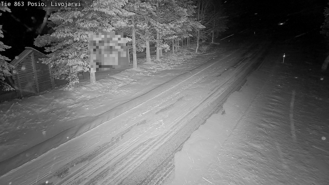 Kelikamerat Kuva Tie 863 Livojärvi, Posio, Lappi