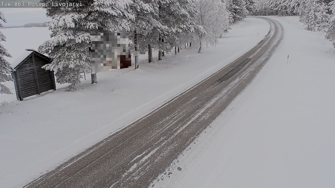 Kelikamerat Kuva Tie 863 Livojärvi, Posio, Lappi