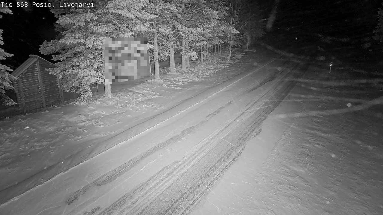 Kelikamerat Kuva Tie 863 Livojärvi, Posio, Lappi