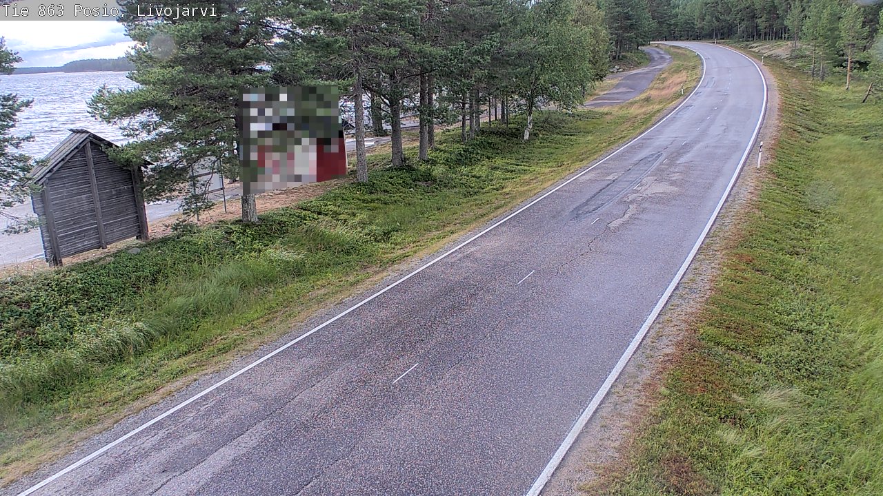 Kelikamerat Kuva Tie 863 Livojärvi, Posio, Lappi