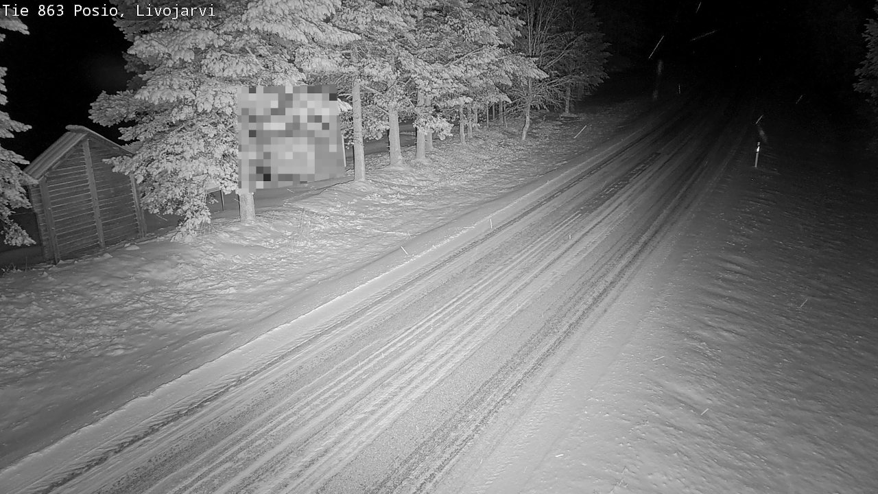 Kelikamerat Kuva Tie 863 Livojärvi, Posio, Lappi