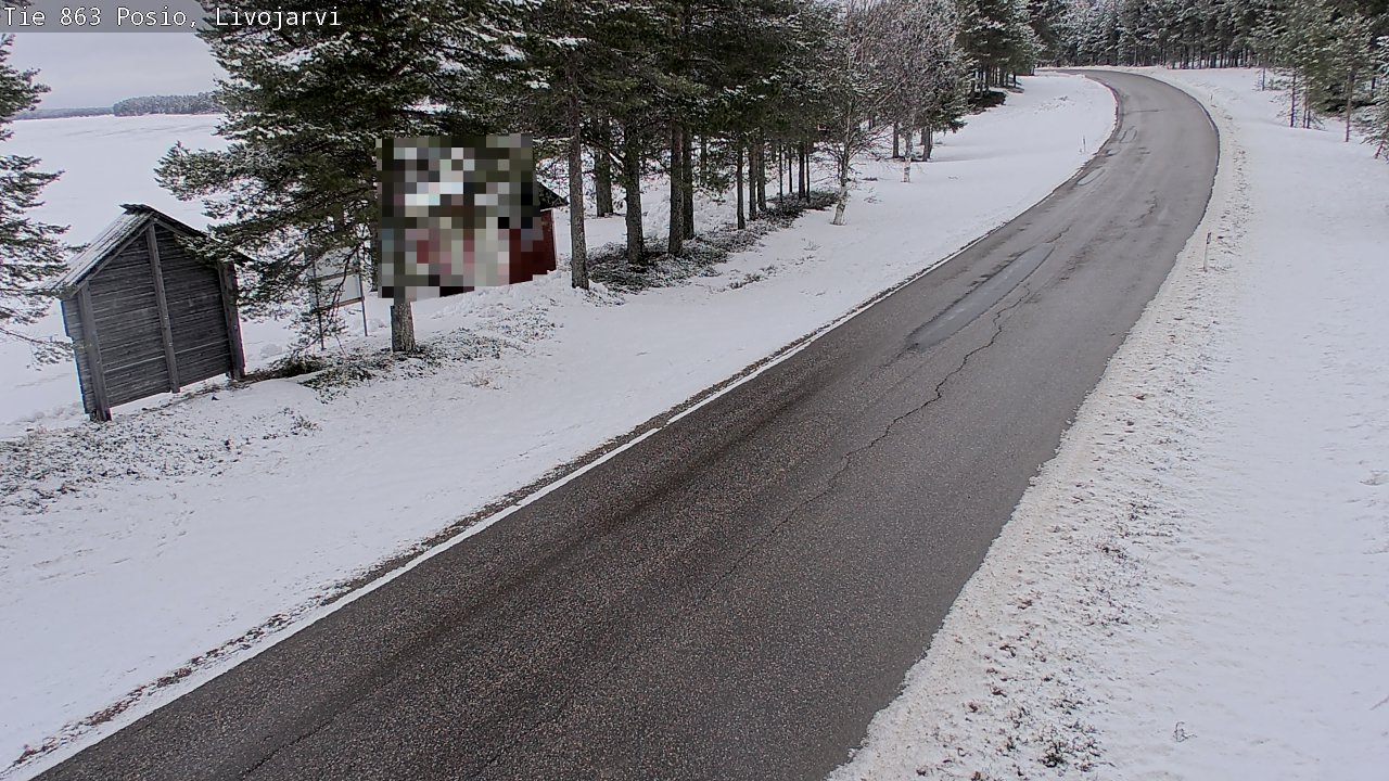Kelikamerat Kuva Tie 863 Livojärvi, Posio, Lappi