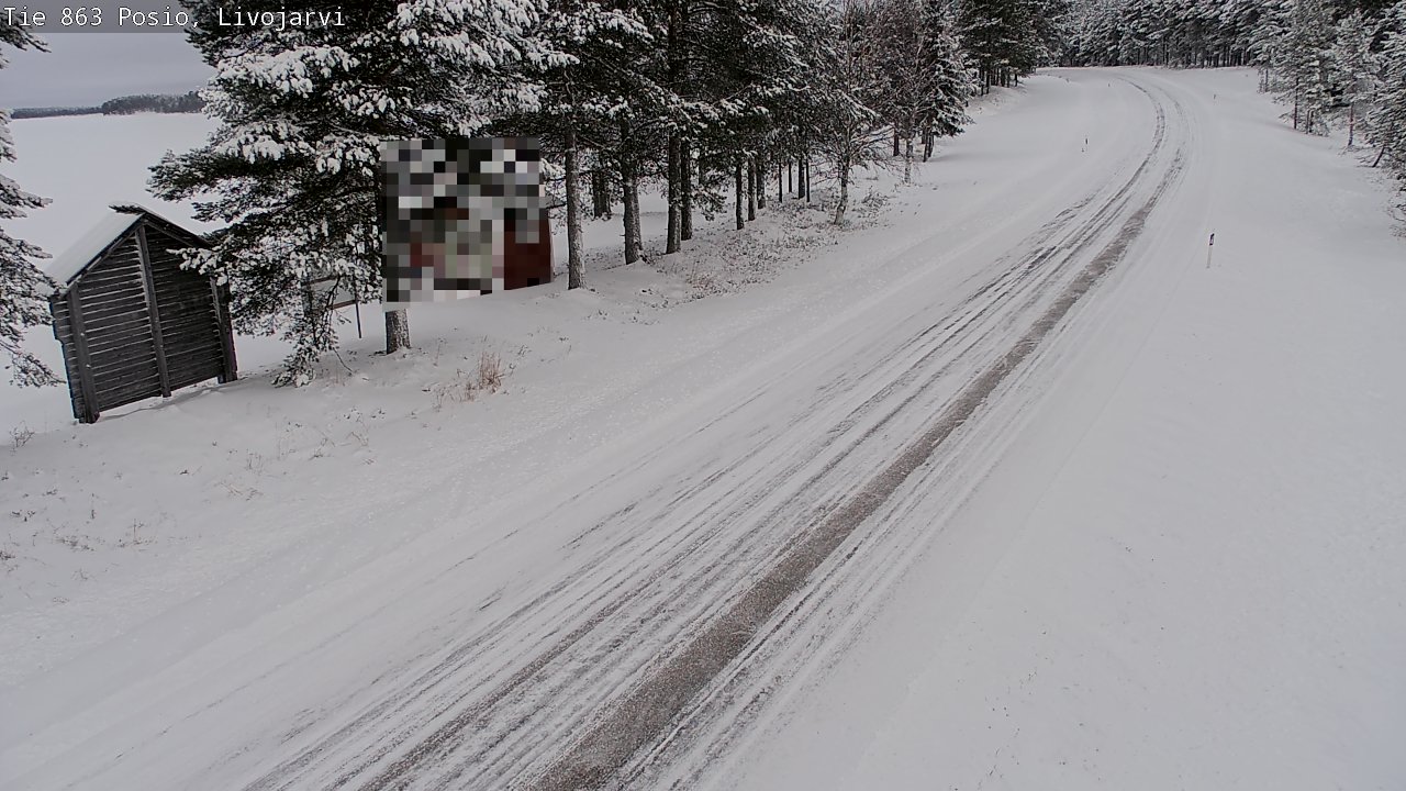 Kelikamerat Kuva Tie 863 Livojärvi, Posio, Lappi