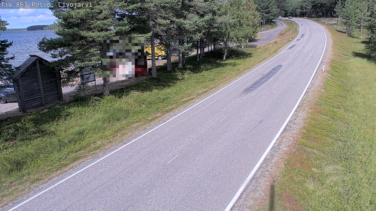 Kelikamerat Kuva Tie 863 Livojärvi, Posio, Lappi