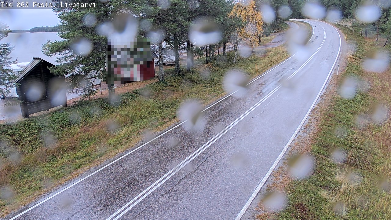 Weather Camera Image Road 863 Livojärvi, Posio, Lappi