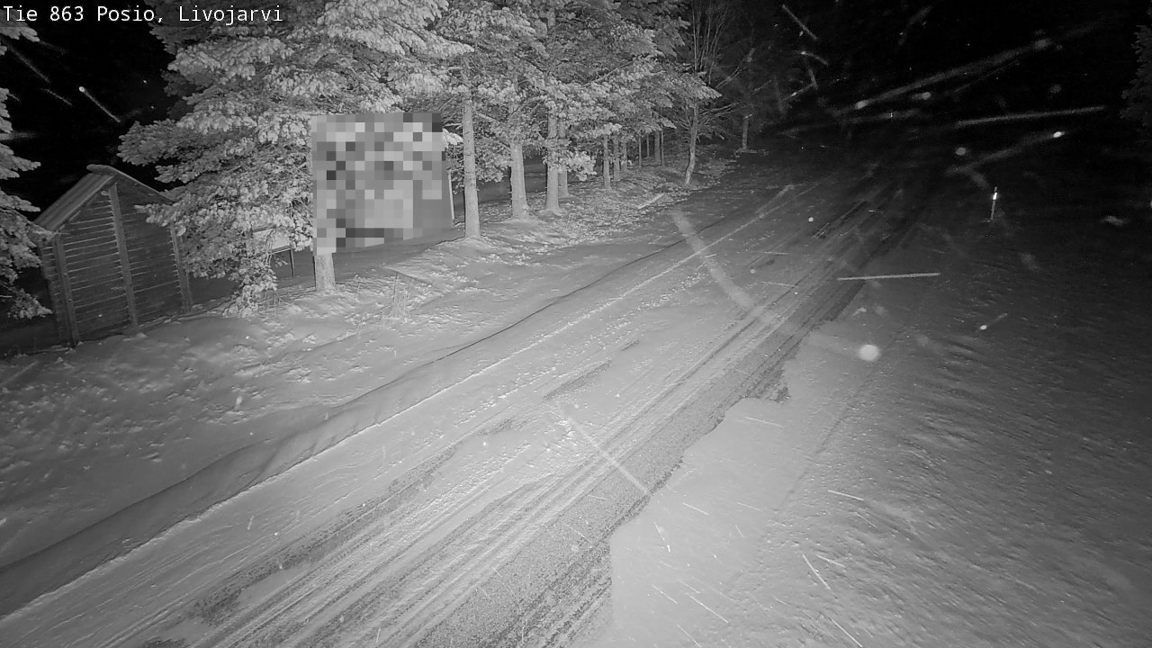 Kelikamerat Kuva Tie 863 Livojärvi, Posio, Lappi