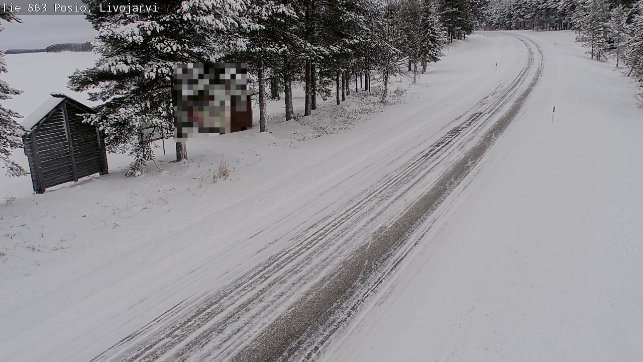 Kelikamerat Kuva Tie 863 Livojärvi, Posio, Lappi
