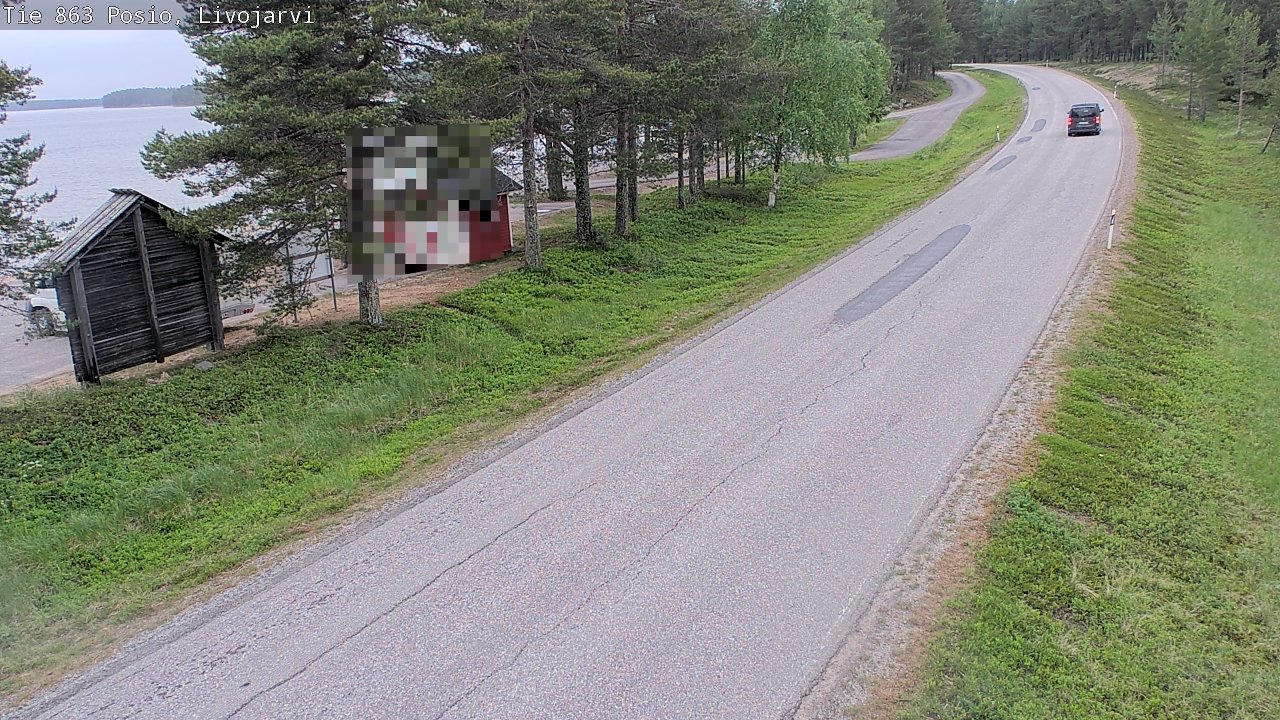 Kelikamerat Kuva Tie 863 Livojärvi, Posio, Lappi