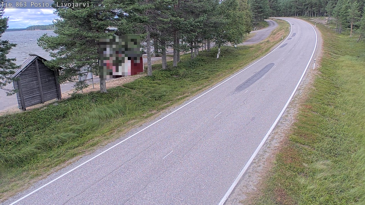 Kelikamerat Kuva Tie 863 Livojärvi, Posio, Lappi