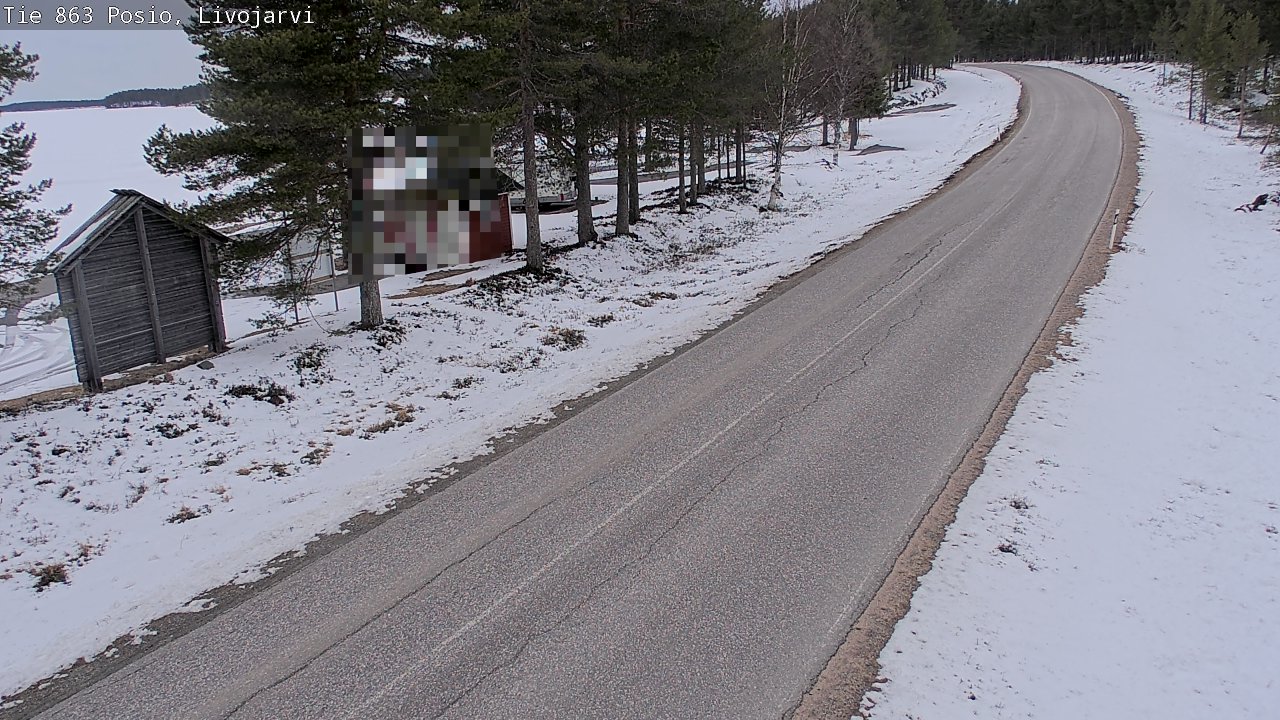 Kelikamerat Kuva Tie 863 Livojärvi, Posio, Lappi