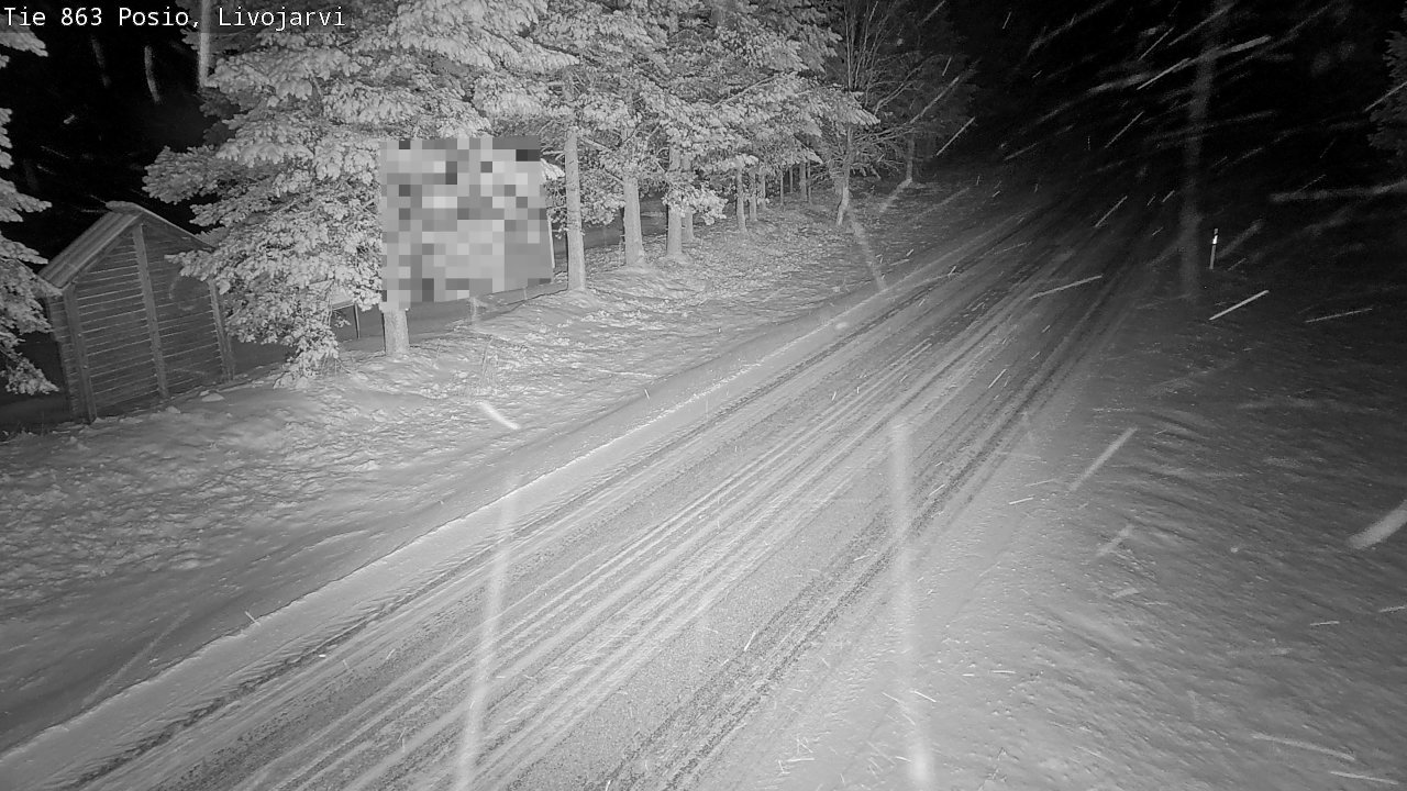 Kelikamerat Kuva Tie 863 Livojärvi, Posio, Lappi