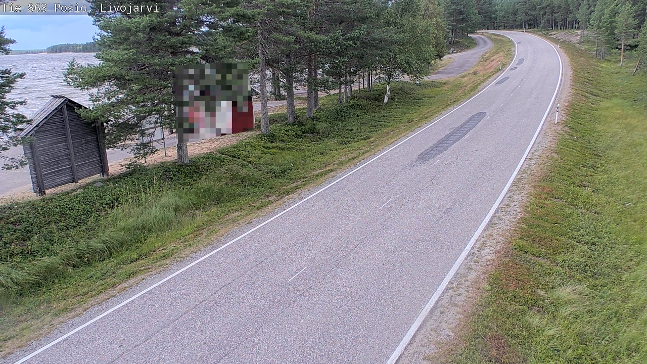 Kelikamerat Kuva Tie 863 Livojärvi, Posio, Lappi