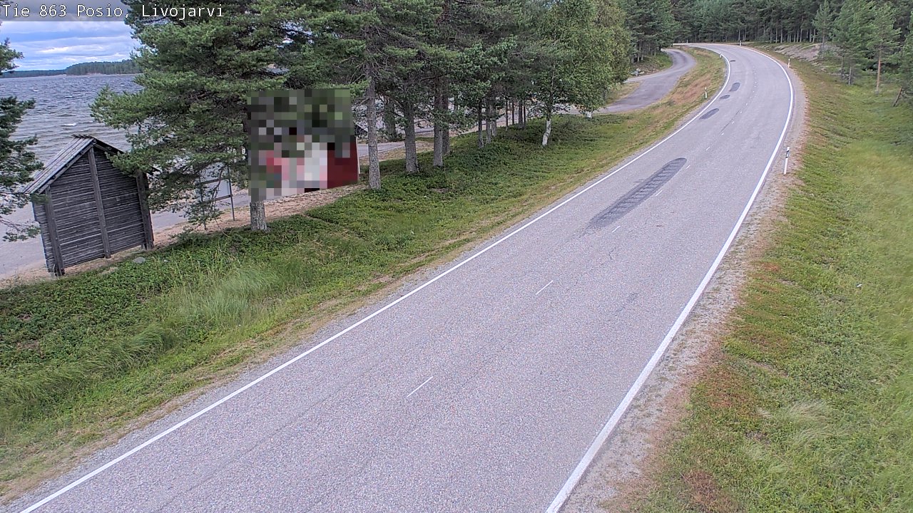Kelikamerat Kuva Tie 863 Livojärvi, Posio, Lappi