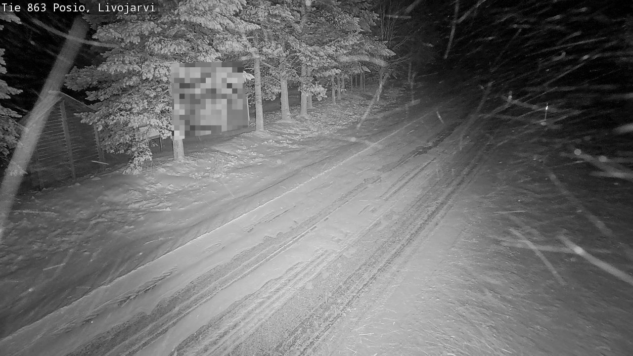 Kelikamerat Kuva Tie 863 Livojärvi, Posio, Lappi