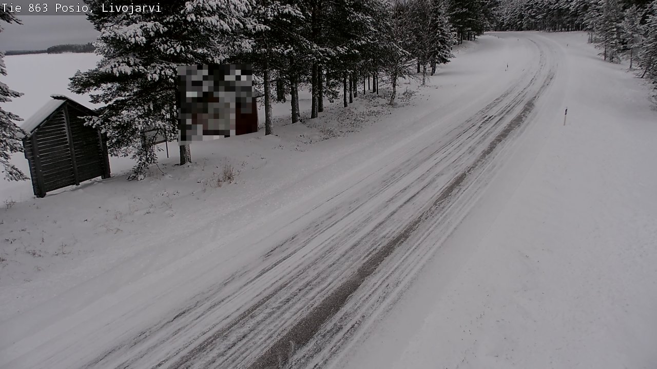 Kelikamerat Kuva Tie 863 Livojärvi, Posio, Lappi
