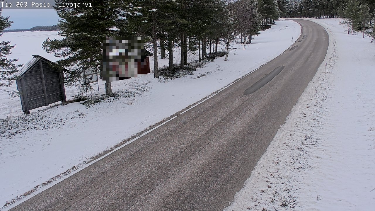 Kelikamerat Kuva Tie 863 Livojärvi, Posio, Lappi