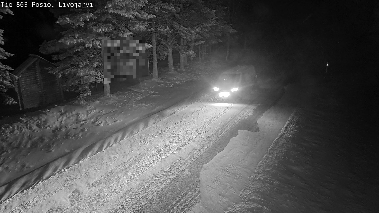 Kelikamerat Kuva Tie 863 Livojärvi, Posio, Lappi