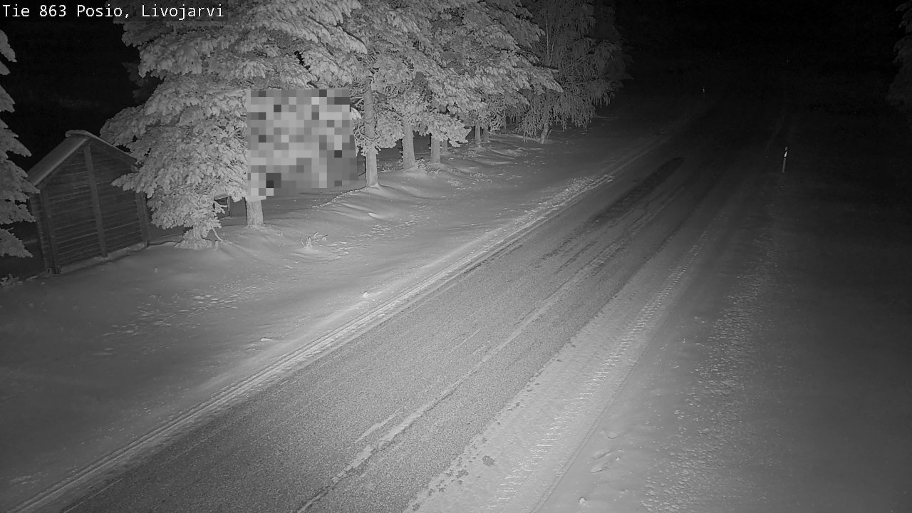 Kelikamerat Kuva Tie 863 Livojärvi, Posio, Lappi