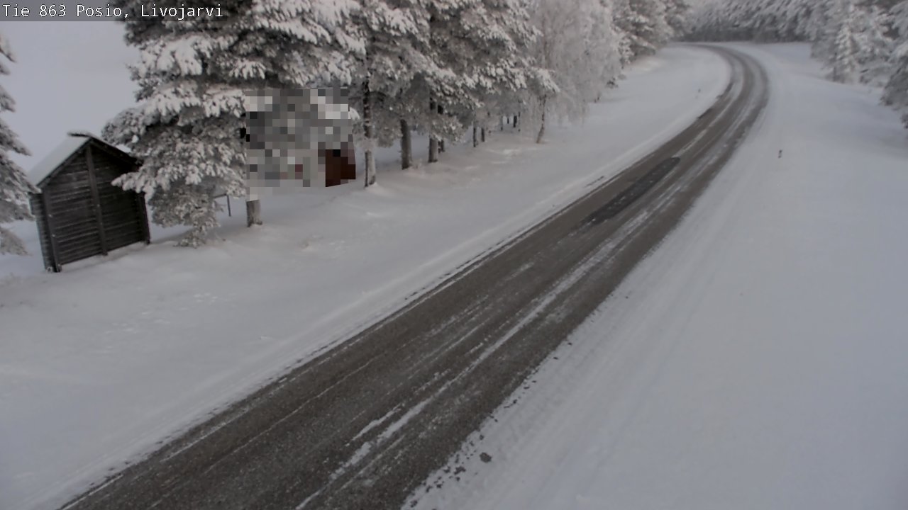 Kelikamerat Kuva Tie 863 Livojärvi, Posio, Lappi