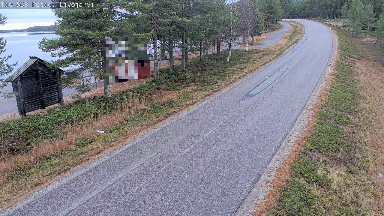 Kelikamerat Kuva Tie 863 Livojärvi, Posio, Lappi
